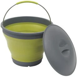 Outwell Collaps Bucket With Lid Green