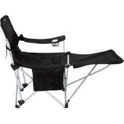 CAMPZ Akita Chair ST Lounger Black/grey -Seatosummit shop campz akita st lounger chair black grey 3