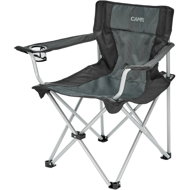 CAMPZ Aluminium Folding Chair Black/grey 3 CAMPZ Aluminium Folding Chair Black/grey