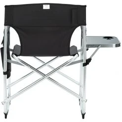 CAMPZ Aluminium Director's Chair Black/grey -Seatosummit shop campz aluminium directors chair black grey 4