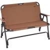 CAMPZ Aluminium Folding Chair Double Brown/black -Seatosummit shop campz aluminium folding chair double brown 1