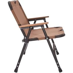 CAMPZ Aluminium Folding Chair Double Brown/black -Seatosummit shop campz aluminium folding chair double brown 4