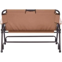 CAMPZ Aluminium Folding Chair Double Brown/black -Seatosummit shop campz aluminium folding chair double brown 5