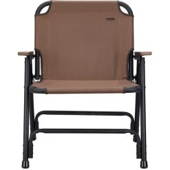 CAMPZ Aluminium Folding Chair Single Brown/black -Seatosummit shop campz aluminium folding chair single brown 3