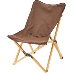 CAMPZ Bamboo Folding Chair Set With Cover And Footrest Brown/brown -Seatosummit shop campz bamboo folding chair set with cover and footrest brown brown 3
