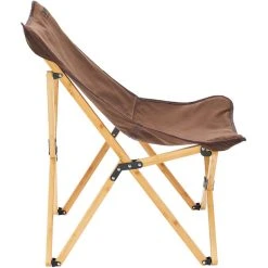 CAMPZ Bamboo Folding Chair Set With Cover And Footrest Brown/brown -Seatosummit shop campz bamboo folding chair set with cover and footrest brown brown 6