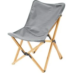 CAMPZ Bamboo Folding Chair Set With Cover Grey/brown -Seatosummit shop campz bamboo folding chair set with cover grey brown 5