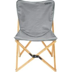 CAMPZ Bamboo Folding Chair Set With Cover Grey/brown -Seatosummit shop campz bamboo folding chair set with cover grey brown 6