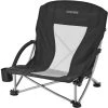 CAMPZ Beach Chair Low Black/grey