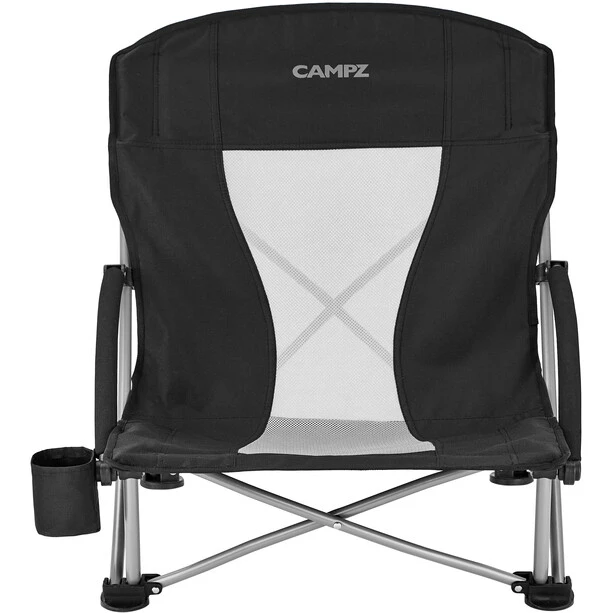 CAMPZ Beach Chair Low Black/grey 4 CAMPZ Beach Chair Low Black/grey - Image 2
