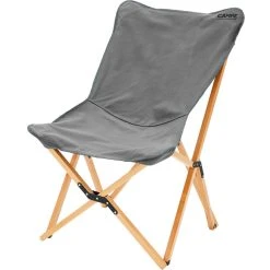 CAMPZ Beech Wood Folding Chair XL Grey/brown