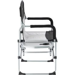 CAMPZ Compact Director's Chair Black/grey -Seatosummit shop campz compact directors chair black grey 3