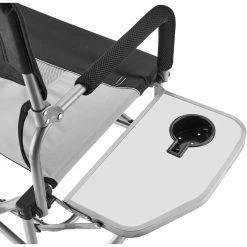 CAMPZ Compact Director's Chair Black/grey -Seatosummit shop campz compact directors chair black grey 6