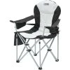 CAMPZ Deluxe Arm Chair Black/grey -Seatosummit shop campz deluxe nojatuoli black grey 1