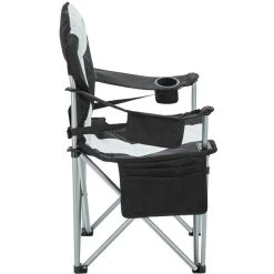 CAMPZ Deluxe Arm Chair Black/grey -Seatosummit shop campz deluxe nojatuoli black grey 3