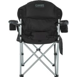 CAMPZ Deluxe Arm Chair Black/grey -Seatosummit shop campz deluxe nojatuoli black grey 4