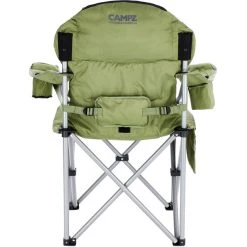 CAMPZ Deluxe Arm Chair Olive/grey -Seatosummit shop campz deluxe nojatuoli olive grey 4