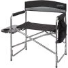 CAMPZ Folding Chair With Side Table Black/grey 1 CAMPZ Folding Chair With Side Table Black/grey -Seatosummit shop campz faltstuhl mit seitentisch schwarz grau 1