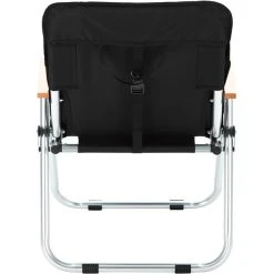 CAMPZ Folding Chair Set With Cover Black/brown -Seatosummit shop campz folding chair with beech wood armrests black brown 4
