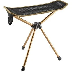 CAMPZ Aluminium Folding Stool Square Black/gold