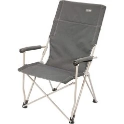 CAMPZ High Back Folding Chair Anthracite/grey