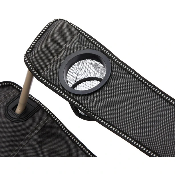 CAMPZ Lounger Folding Chair With Footrest Anthracite/grey 8 CAMPZ Lounger Folding Chair With Footrest Anthracite/grey - Image 6