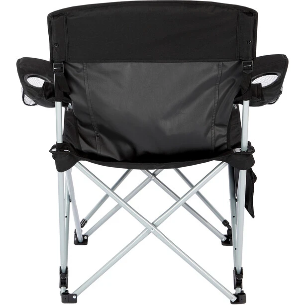 CAMPZ Lounger Folding Chair With Detachable Footrest Black/grey 6 CAMPZ Lounger Folding Chair With Detachable Footrest Black/grey - Image 4