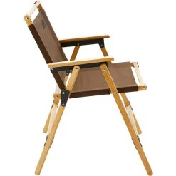 CAMPZ Nagano Chair Bamboo Compact High Brown/brown/black -Seatosummit shop campz nagano chair bamboo compact high brown brown black 3
