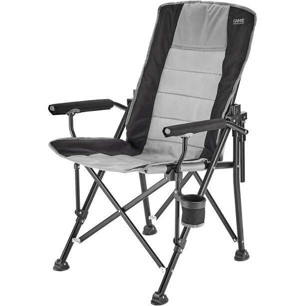 CAMPZ Reclining Folding Chair Black/grey 3 CAMPZ Reclining Folding Chair Black/grey