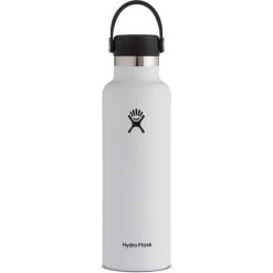 Hydro Flask Standard Mouth Bottle With Standard Flex Cap 621ml White