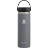 Hydro Flask Wide Mouth Bottle With Flex Cap 591ml Stone -Seatosummit shop hydro flask wide mouth bottle 591ml stone 1