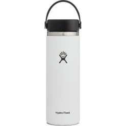 Hydro Flask Wide Mouth Bottle With Flex Cap 591ml White