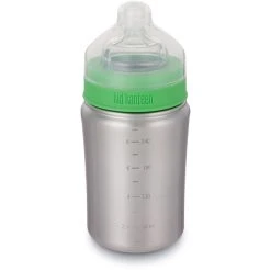 Klean Kanteen Baby Bottle 266ml Medium Drinking Flow Kids Brushed Stainless