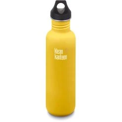 Klean Kanteen Classic Bottle Loop Cap 800ml 2019 Lemon Curry Matt