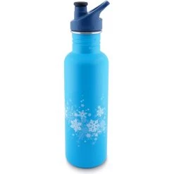 Klean Kanteen Classic Bubbles Bottle 800ml With Sport Cap Hawaian Ocean
