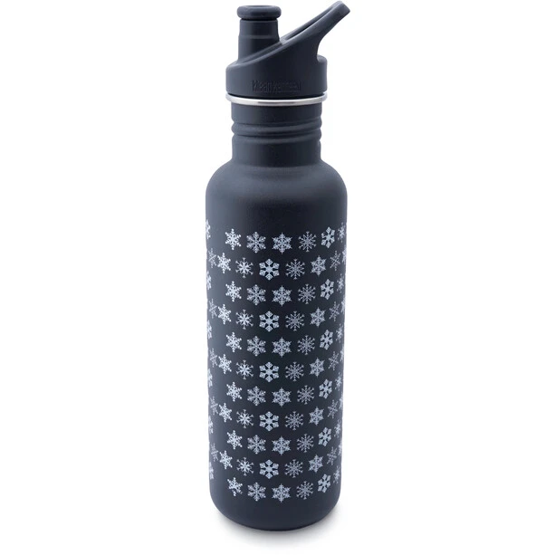 Klean Kanteen Classic Crystals Bottle 800ml With Sport Cap Black 3 Klean Kanteen Classic Crystals Bottle 800ml With Sport Cap Black