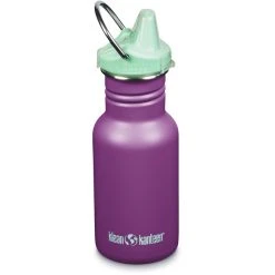 Klean Kanteen Classic Narrow Bottle 355ml With Sippy Cap Kids Sparkling Grape