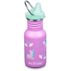 Klean Kanteen Classic Narrow Bottle 355ml With Sippy Cap Kids Unicorns