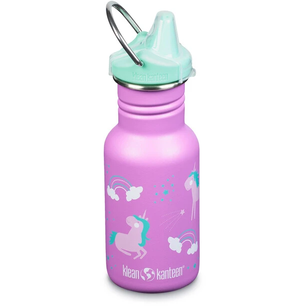 Klean Kanteen Classic Narrow Bottle 355ml With Sippy Cap Kids Unicorns 3 Klean Kanteen Classic Narrow Bottle 355ml With Sippy Cap Kids Unicorns