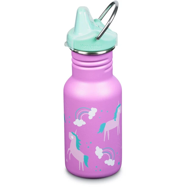 Klean Kanteen Classic Narrow Bottle 355ml With Sippy Cap Kids Unicorns 4 Klean Kanteen Classic Narrow Bottle 355ml With Sippy Cap Kids Unicorns - Image 2