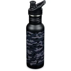 Klean Kanteen Classic Narrow Bottle 532ml With Sport Cap Black Camo 5 Klean Kanteen Classic Narrow Bottle 532ml With Sport Cap Black Camo -Seatosummit shop klean kanteen classic narrow bottle 532ml with sport cap black camo 2