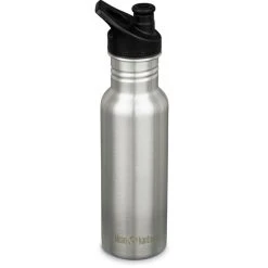 Klean Kanteen Classic Narrow Bottle 532ml With Sport Cap Brushed Stainless