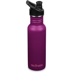 Klean Kanteen Classic Narrow Bottle 532ml With Sport Cap Purple Potion
