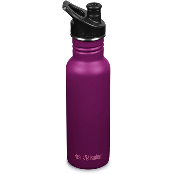 Klean Kanteen Classic Narrow Bottle 532ml With Sport Cap Purple Potion 3 Klean Kanteen Classic Narrow Bottle 532ml With Sport Cap Purple Potion
