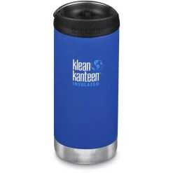 Klean Kanteen TKWide Bottle With Cafe Cap 355ml Vacuum Insulated Deep Surf (matt)
