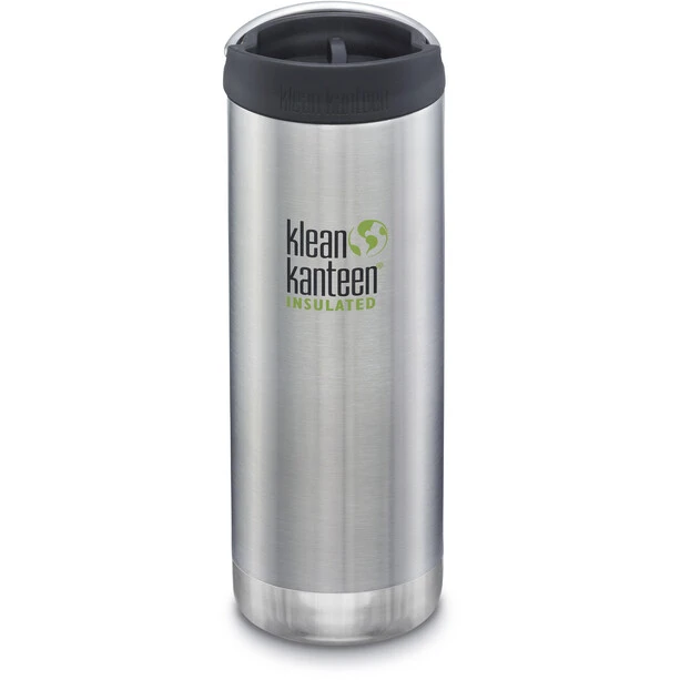 Klean Kanteen TKWide Bottle With Cafe Cap 473ml Vacuum Insulated Brushed Stainless 3 Klean Kanteen TKWide Bottle With Cafe Cap 473ml Vacuum Insulated Brushed Stainless