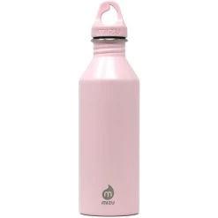 MIZU M8 Bottle With Loop Cap 750ml Light Pink