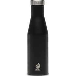 MIZU S4 Insulated Bottle 400ml With Stainless Steel Cap Enduro Black