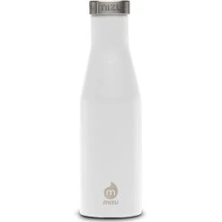 MIZU S4 Insulated Bottle 400ml With Stainless Steel Cap Enduro White