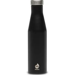 MIZU S6 Insulated Bottle With Stainless Steel Cap 600ml Enduro Black